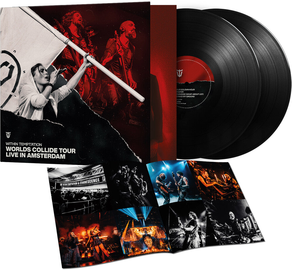 the album cover for Within Temptation - Worlds Collide Tour Live In Amsterdam (Gate) [180 Gram]