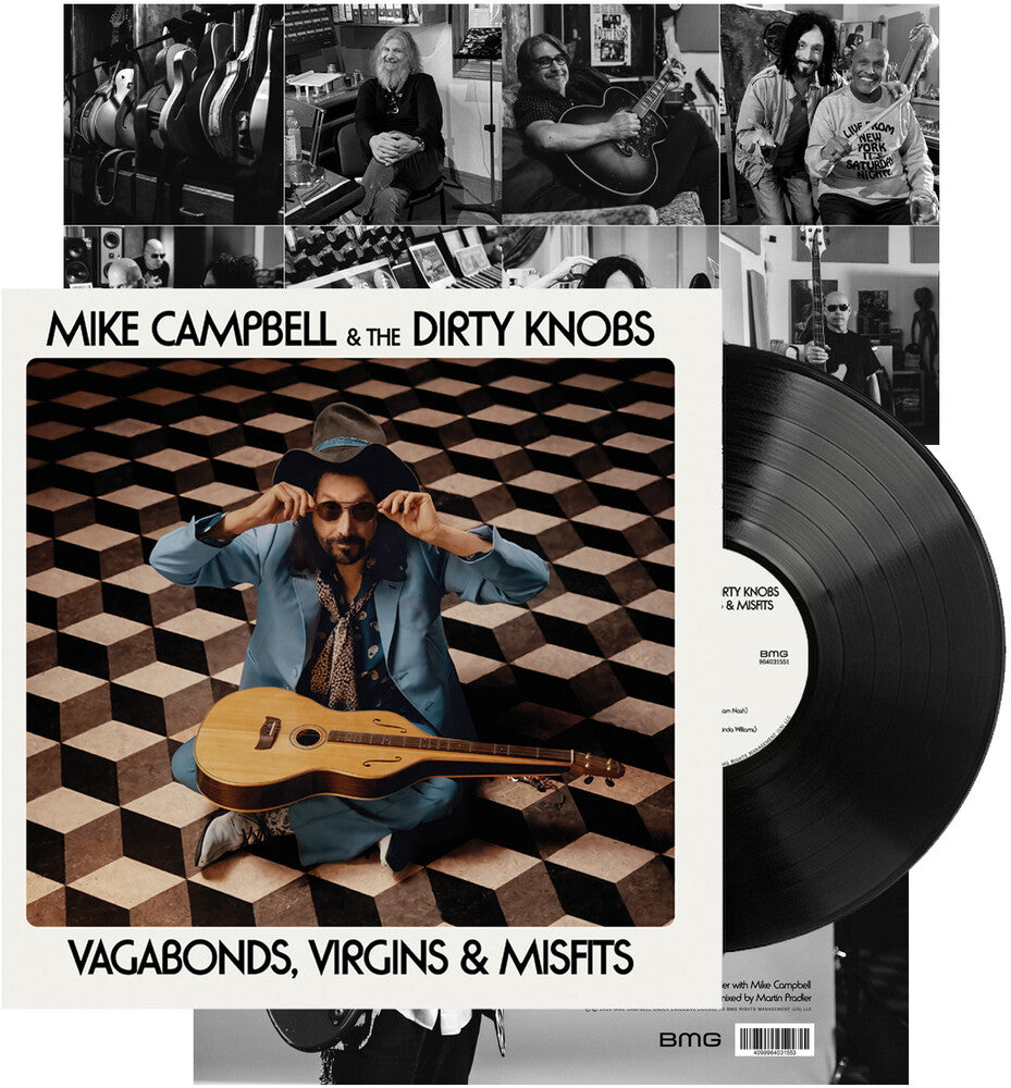 the album cover for Mike Campbell  & The Dirty Knobs - Vagabonds, Virgins & Misfits