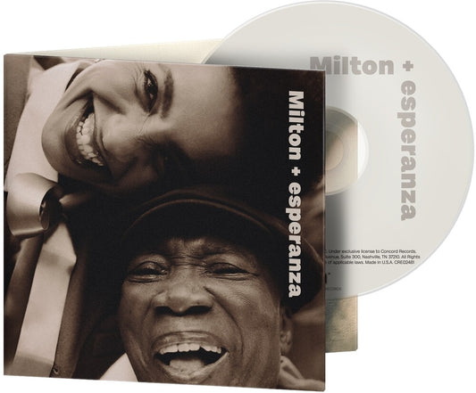 the album cover for Milton Nascimento  & Spalding,Esperanza - Milton + Esperanza