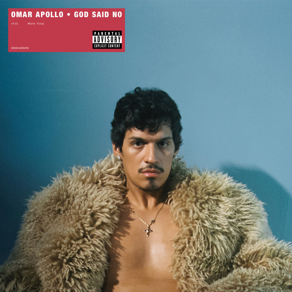 the album cover for Omar Apollo - God Said No [Standard White LP]