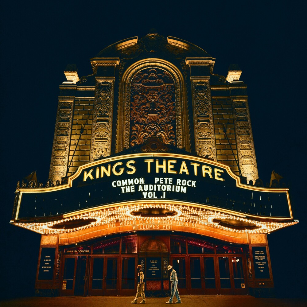 the album cover for Common &amp; Pete Rock - The Auditorium Vol. 1 [CD]