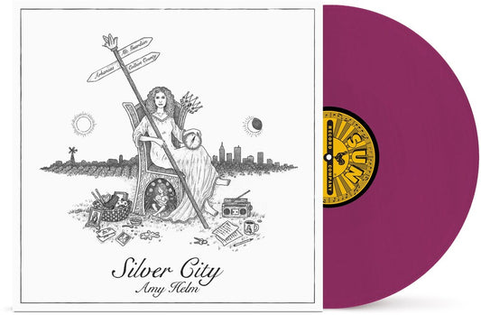 the album cover for Amy Helm - Silver City [Purple LP]