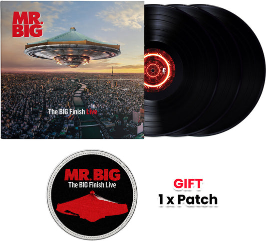 the album cover for Mr. Big - Big Finish Live (Gate)