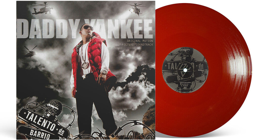 the album cover for Daddy Yankee - Talento De Barrio [Opaque Red]