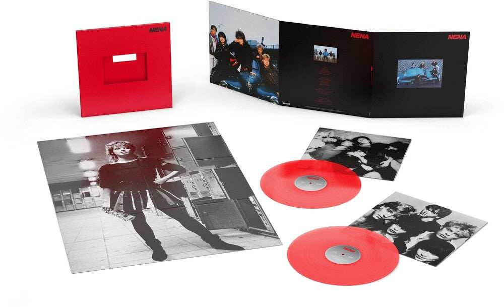 the album cover for Nena - NENA (Remastered &amp; Selected Works) [Translucent Red 2 LP]