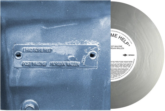 the album cover for Post Malone - I Had Some Help [Platinum 7inch Single]
