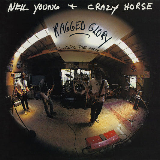 the album cover for Neil Young  & Crazy Horse - Ragged Glory