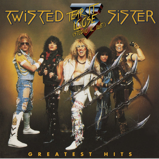 the album cover for Twisted Sister - Greatest Hits [Colored Vinyl] [Limited Edition] (Red)