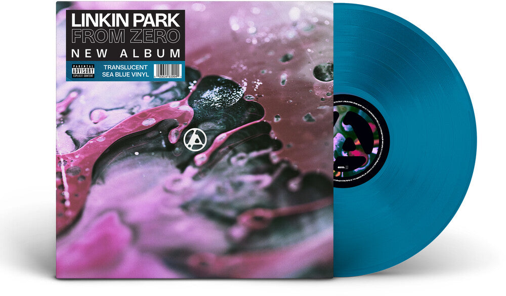 the album cover for Linkin Park - From Zero [Translucent Sea Blue LP]