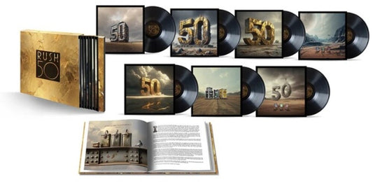 the album cover for Rush - Rush 50 [Deluxe 7LP]