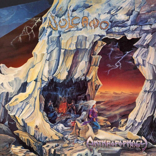 the album cover for Vulcano - Anthropophagy - Orange [Colored Vinyl] [Limited Edition] (Org) (Post)