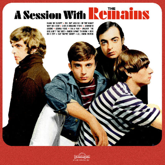 the album cover for Remains - Session With The Remains [Colored Vinyl] (Red)