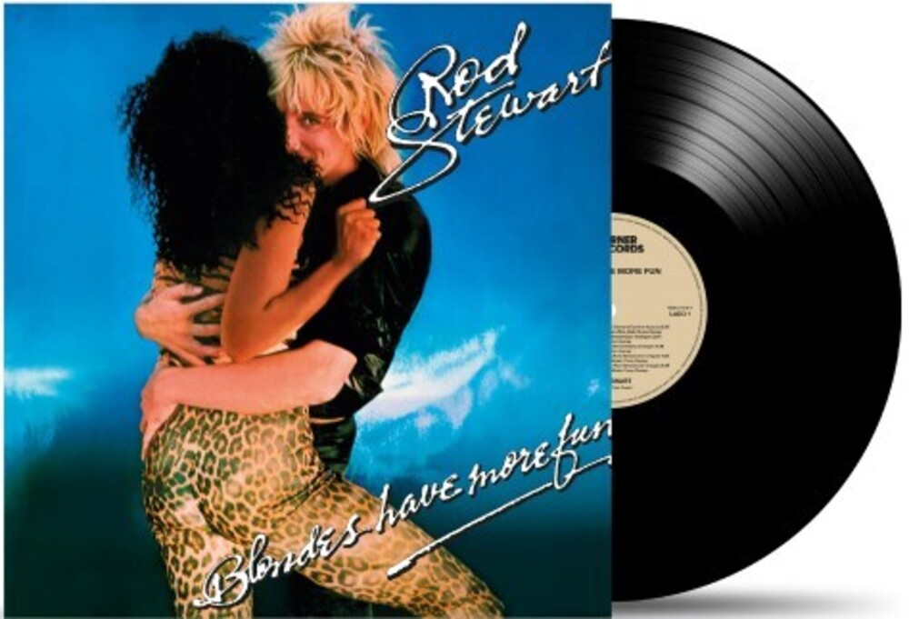 the album cover for Rod Stewart - Blondes Have More Fun (Arg)