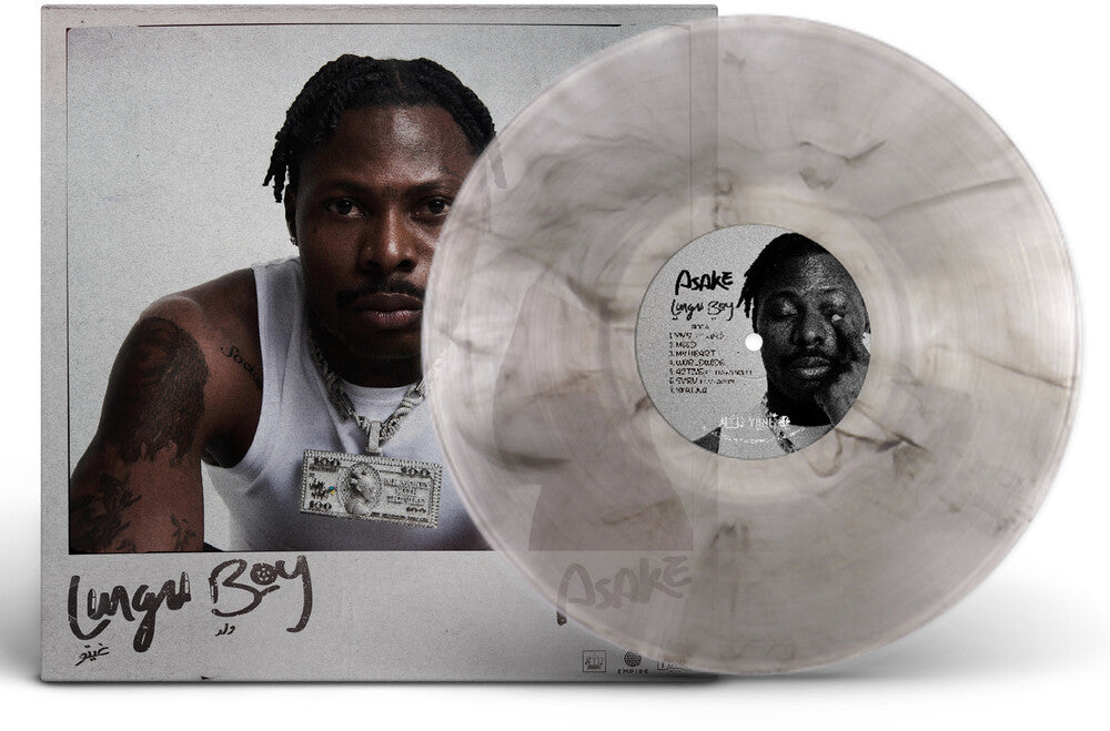 the album cover for Asake - Lungu Boy [Clear Vinyl]