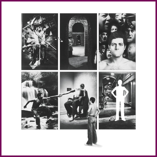 the album cover for Genesis - Lamb Lies Down On Broadway (Box) (Wbr)