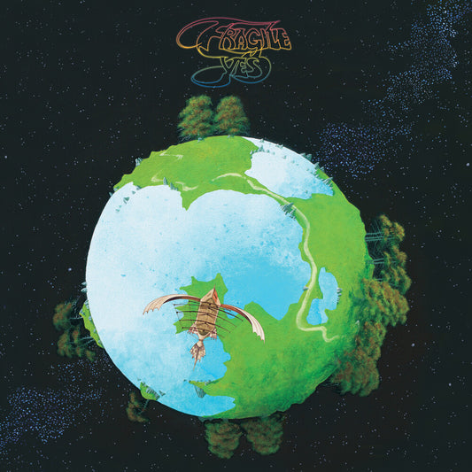 the album cover for Yes - Fragile (Steven Wilson Remix) [Colored Vinyl] (Grn) (Bme)