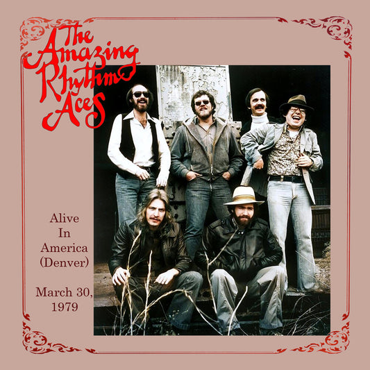 the album cover for Amazing Rhythm Aces - Alive In America (Denver) March 30, 1979 [Colored Vinyl]