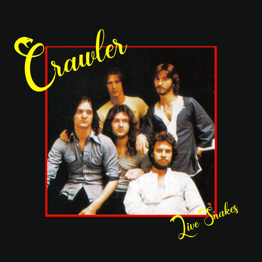 the album cover for Crawler - Live Snakes [Colored Vinyl] (Gate) [Remastered]