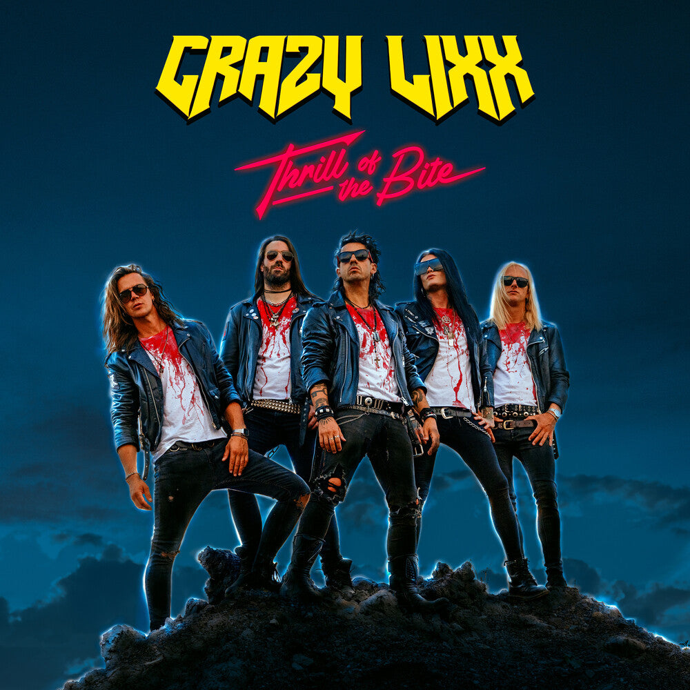 the album cover for Crazy Lixx - Thrill Of A Bite