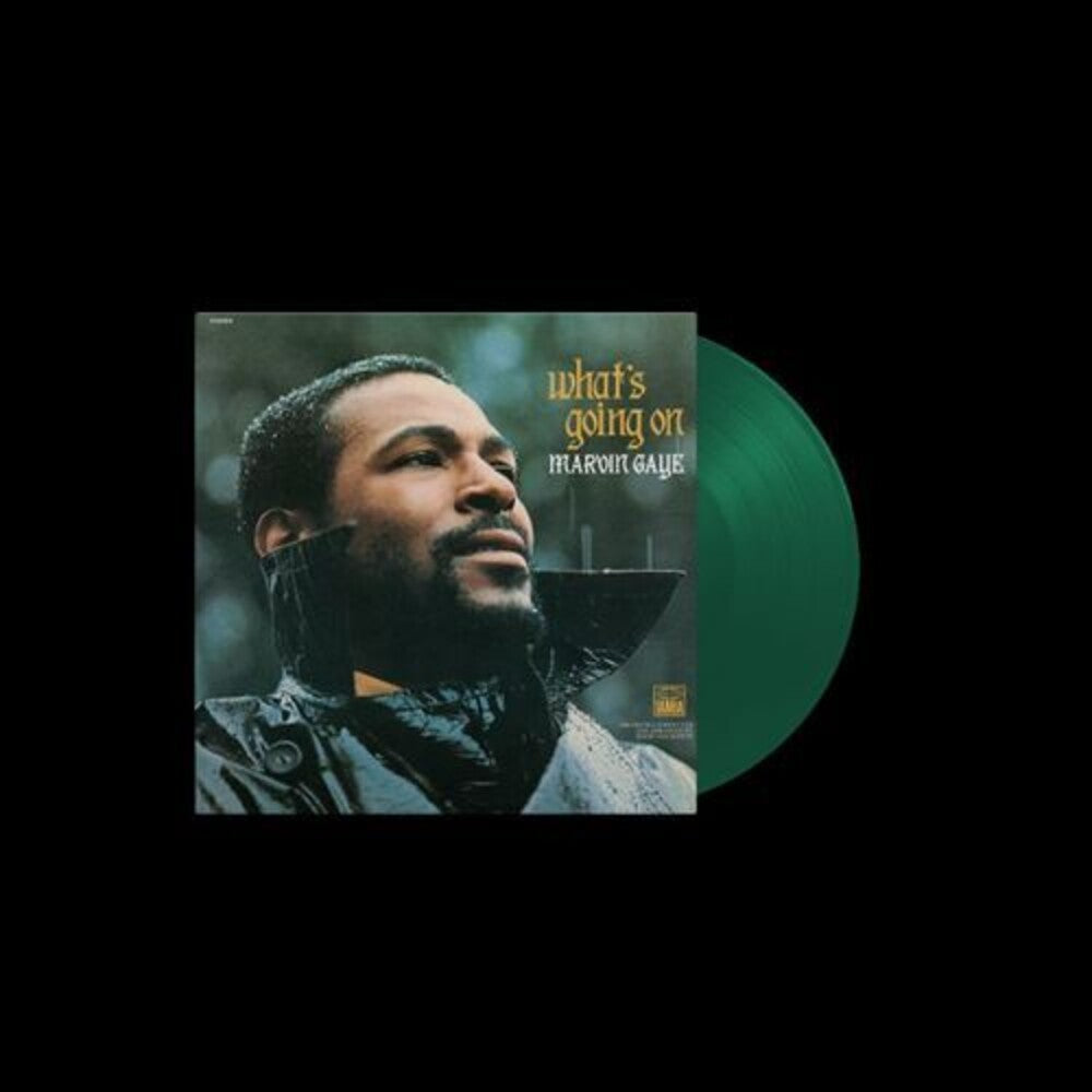 the album cover for Marvin Gaye - What's Going On - Ltd Evergreen Vinyl [Colored Vinyl] (Grn)