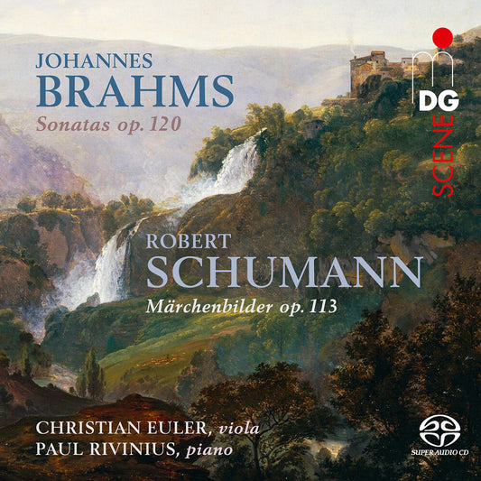 the album cover for Brahms / Schumann / Euler - Sonatas Op. 120 Arr. Viola & Schumann: Marchenbild