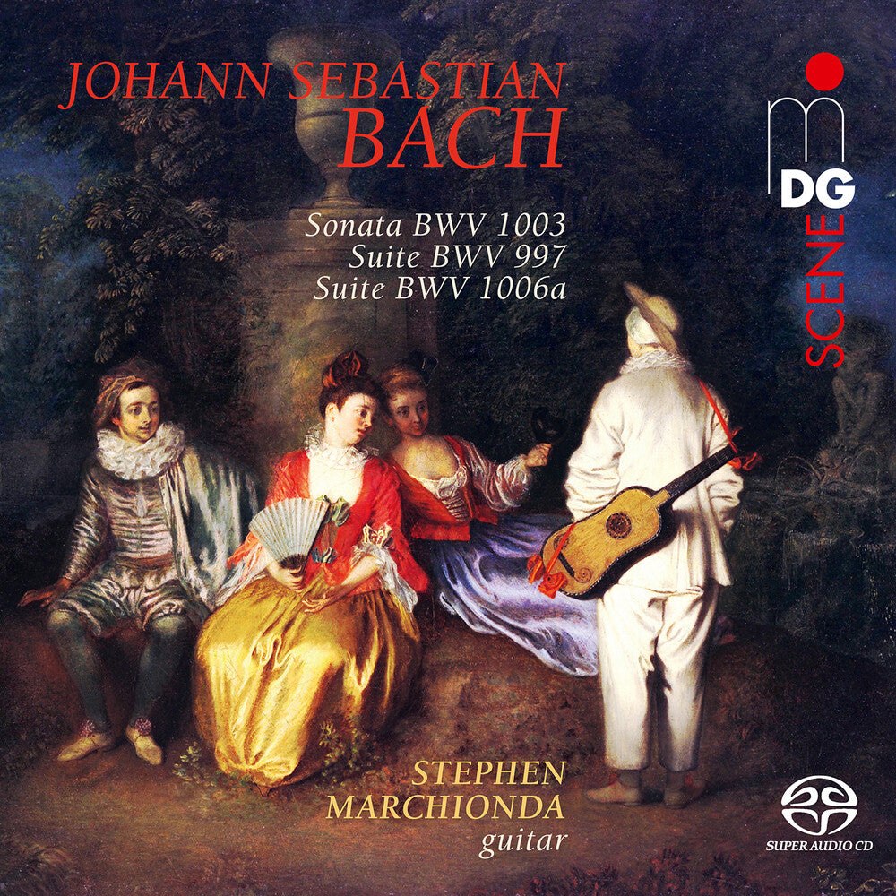 the album cover for Bach / Marchionda - Sonatas & Suites Arr. Guitar