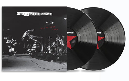 the album cover for Rage Against The Machine - Live On Tour 1993