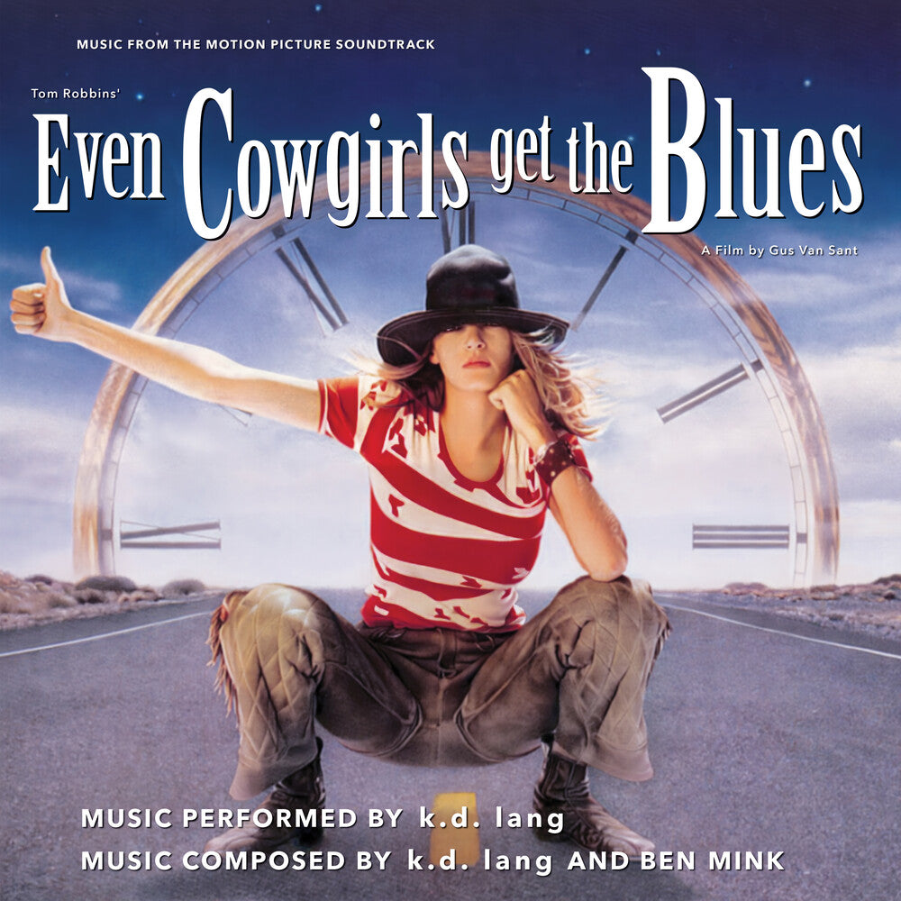 the album cover for K Lang .D. - Even Cowgirls Get The Blues - O.S.T.