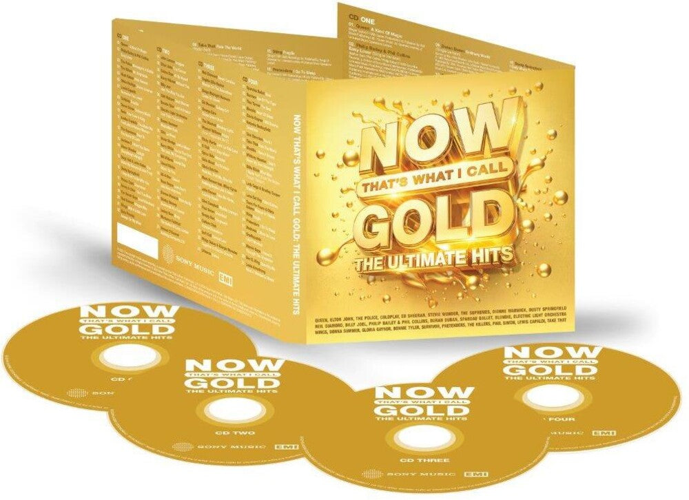 the album cover for Now That's What I Call Gold: Ultimate Hits / Var - Now That's What I Call Gold: Ultimate Hits / Var