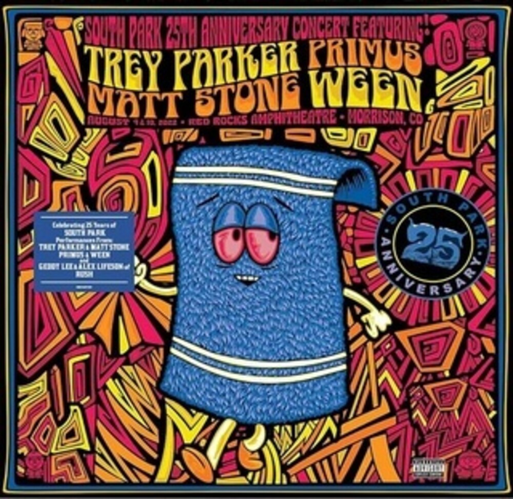 the album cover for South Park: The 25th Anniversary Concert / Various - South Park: The 25th Anniversary Concert / Various