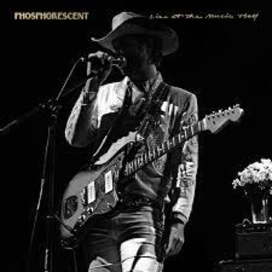 the album cover for Phosphorescent - Live At The Music Hall [Colored Vinyl] (Gol) (Can)