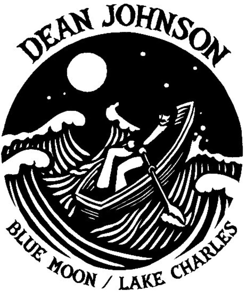 the album cover for Dean Johnson - Blue Moon b/w Lake Charles Saddle Creek