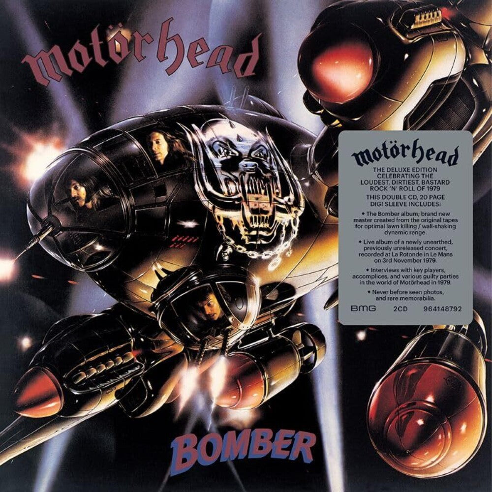 the album cover for Motörhead - Bomber