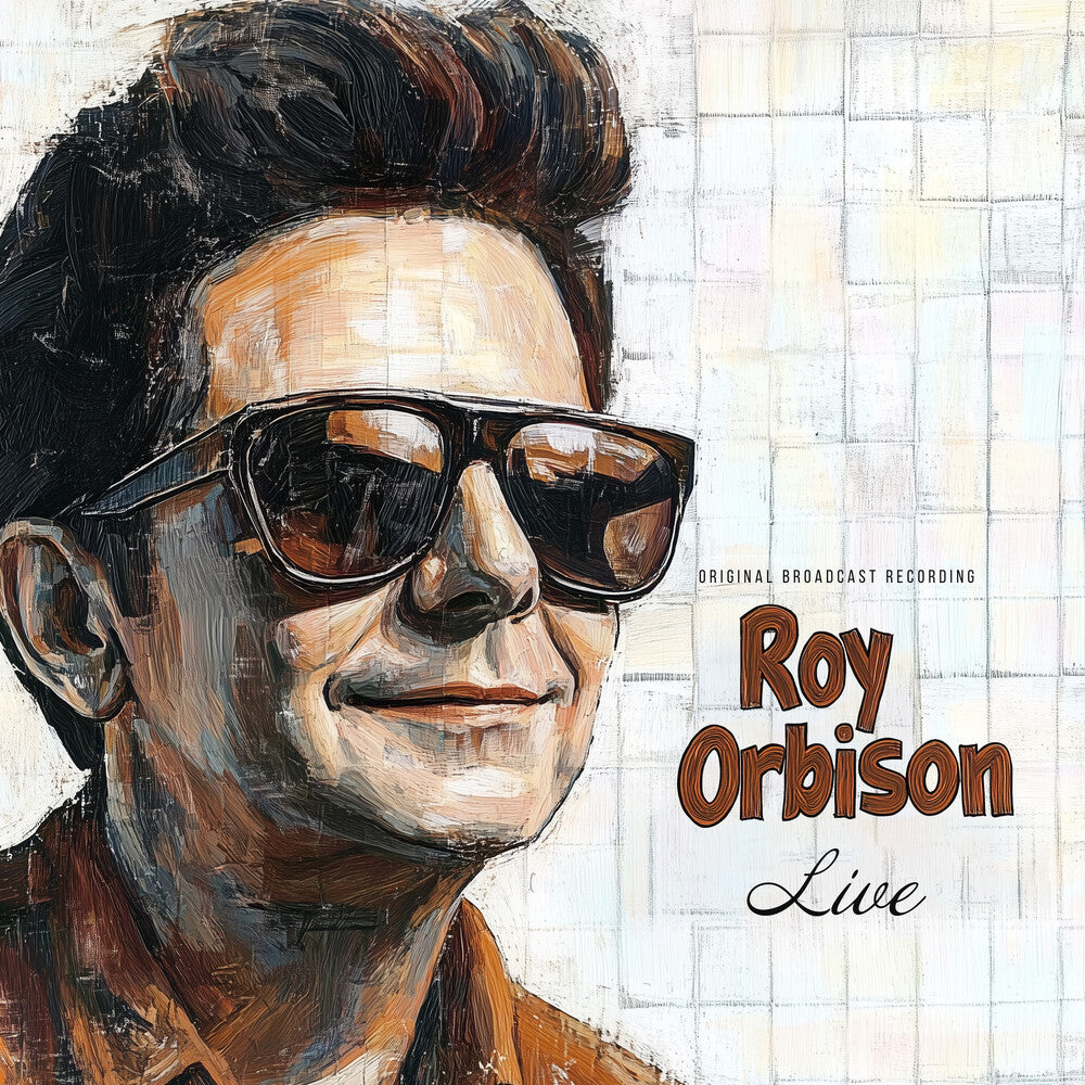 the album cover for Roy Orbison - Live [Clear Vinyl]