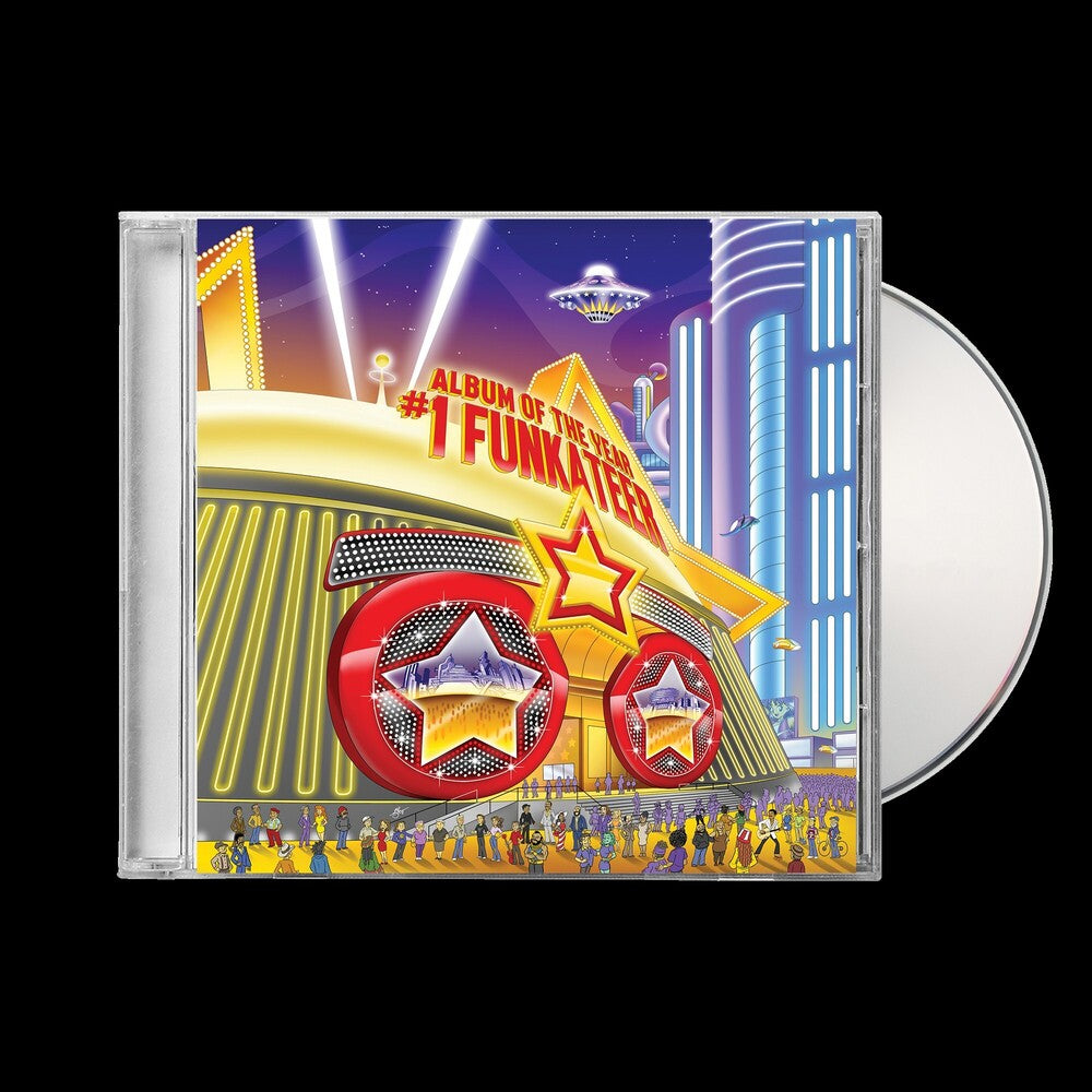 the album cover for Bootsy Collins - Album Of The Year #1 Funkateer
