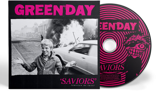 the album cover for Green Day - Saviors - (Edition de luxe)