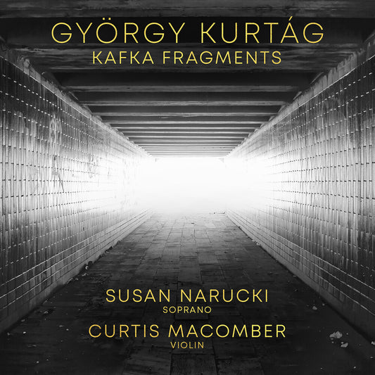 the album cover for Susan Narucki - Gyorgy Kurtag: Kafka Fragments