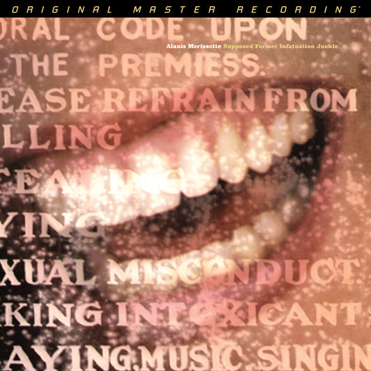 the album cover for Alanis Morissette - Supposed Former Infatuation Junkie [Limited Edition] [180 Gram]