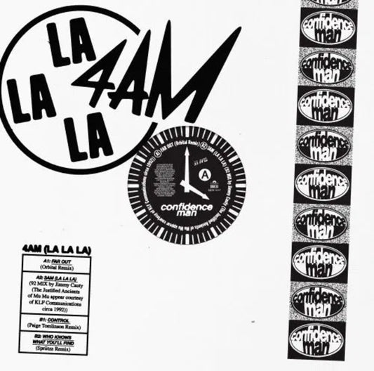 the album cover for Confidence Man - 4am (La La La) [Colored Vinyl] [Limited Edition] (Mgta) (Uk)