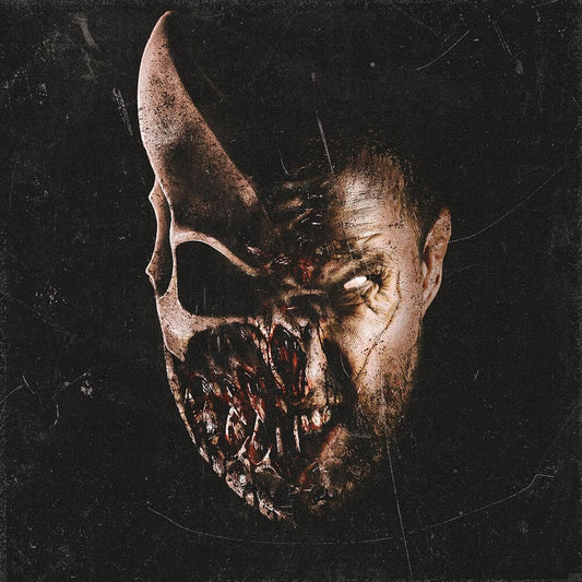 the album cover for Slaughter to Prevail - Grizzly [Bone/Black-Burgundy Splatter LP]