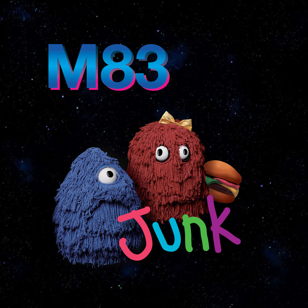 the album cover for M83 - Junk (Blue) [Colored Vinyl]