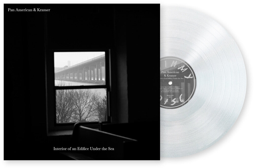 the album cover for Pan American / Kramer (Cvnl) - Interior Of An Edifice Under The Sea [Clear Vinyl]