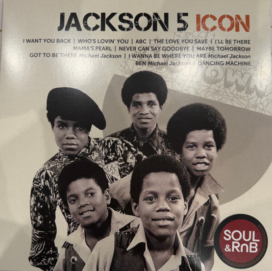 the album cover for Jackson 5 - Icon (Blue) [Colored Vinyl] [Limited Edition] (Hol)