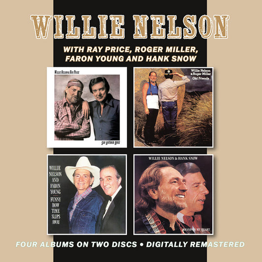 the album cover for Willie Nelson - San Antonio Rose / Old Friends / Funny How Time