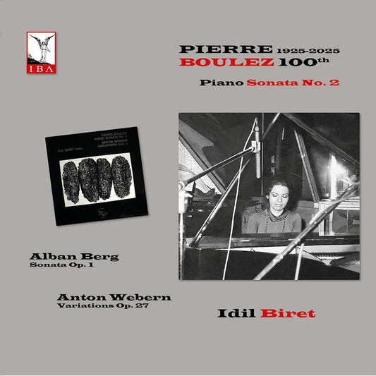 the album cover for Biret / Berg - Boulez: 100th Anniversary