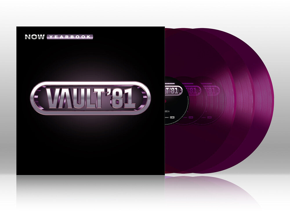the album cover for Now Yearbook The Vault: 1981 / Various (Colv) (Uk) - Now Yearbook The Vault: 1981 / Various [Colored Vinyl] (Uk)