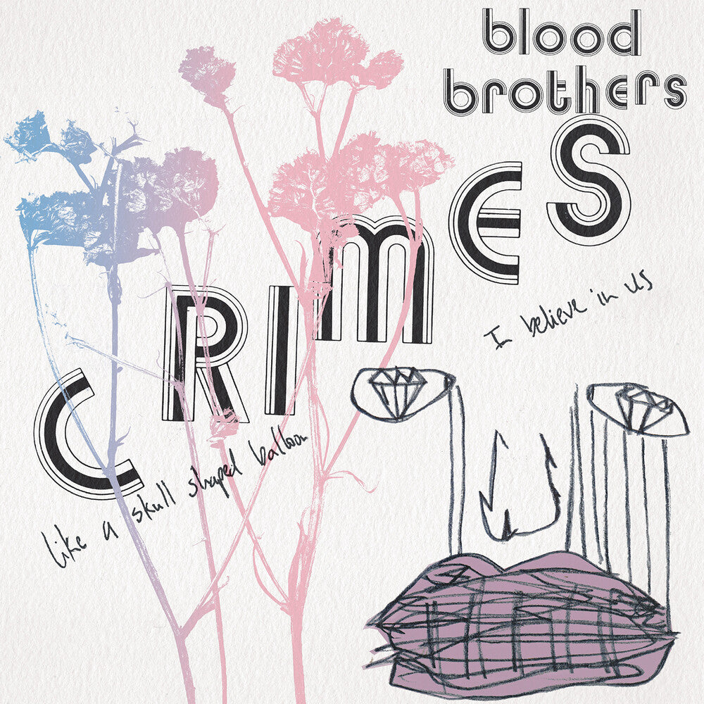 the album cover for Blood Brothers - Crimes [Bone White LP]