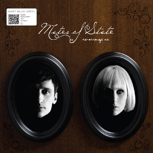 the album cover for Mates Of State - Re-Arrange Us (Blue) [Colored Vinyl]