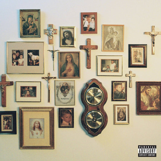 the album cover for $uicideBoy$ -  Thy Kingdom Come
