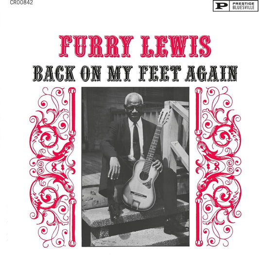 the album cover for Furry Lewis - Back On My Feet Again (Bluesville Acoustic Sounds Series) -  [180g LP]